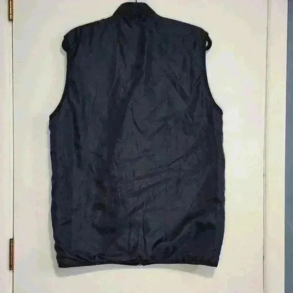 NWT St. John's Bay Outdoor Navy Blue Zip Up Vest Size M - Picture 6 of 6